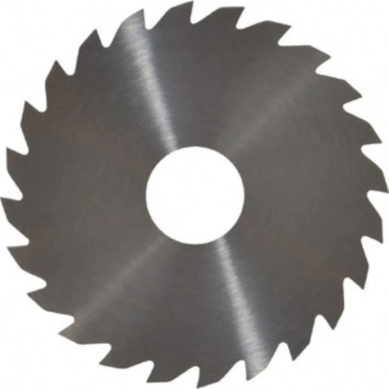 RobbJack 2 x 0.0468, 1/2 Arbor, 24-Tooth Solid Carbide Slitting & Slotting Saw Uncoated, RH Cut, Straight Teeth, Conc...